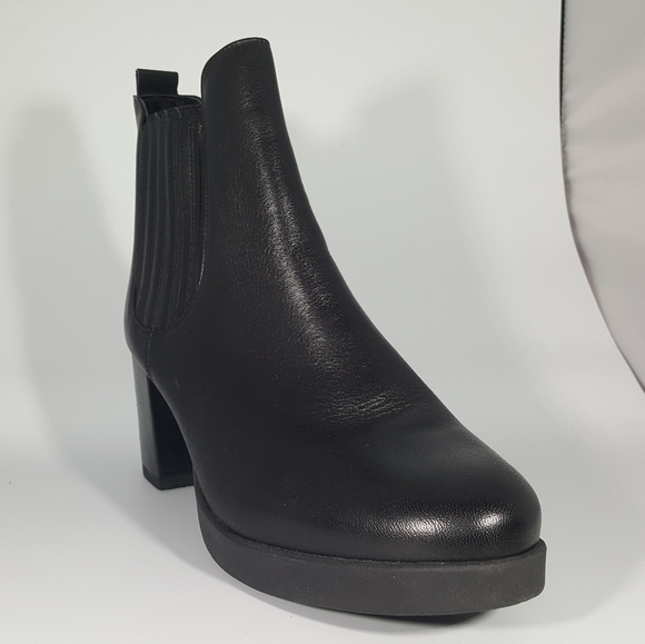 The Flexx Black Leather Embelished Bootie - Picture 2 of 4